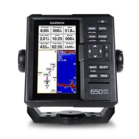 GARMIN FF 650 GPS FISHFINDER (Include Sounder GT 15 Tembaga Thru Hull)