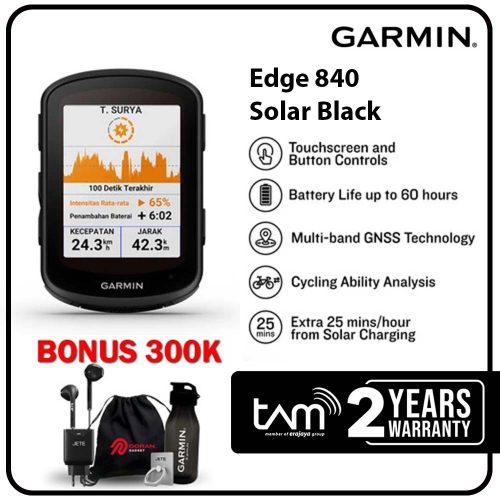 Garmin Edge 840 Solar – Black 3