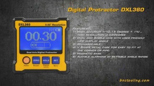 Inclinometer DXL-360 Digital Angle Level Axis Sudut DXL360 Protractor 3