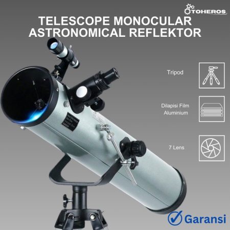 Teleskop Teropong Bintang Monocular Astronomical Telescope 300/70mm