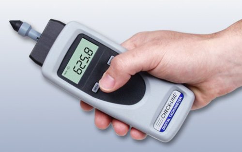 Checkline CDT-2000HD Contact and Non-Contact Tachometer 1