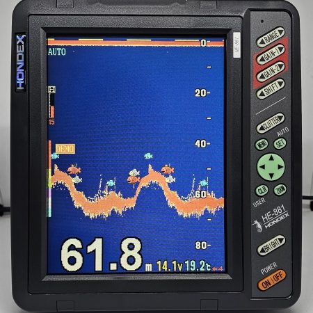 Echo sounder / fish finder HONDEX HE-881