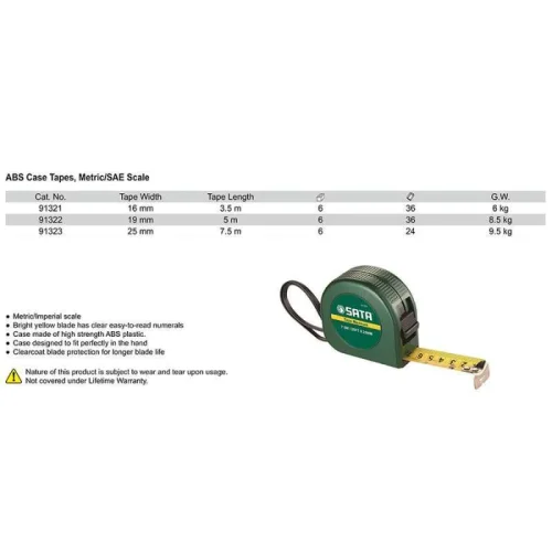 SATA Measure Tape 91323 2