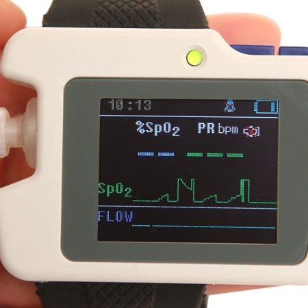 Monitor Respiration EKG Hospital Sleep Tester SP02 Pulse Meter