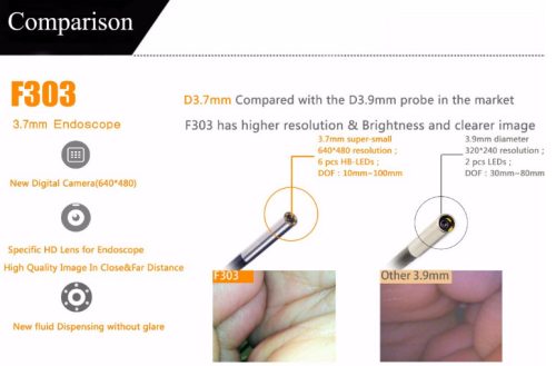 Video Borescope Ralcam F303 3