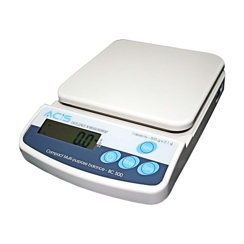 Digital Compact Scale Timbangan Kap. 500 g x 0.1 g ACIS BC-500
