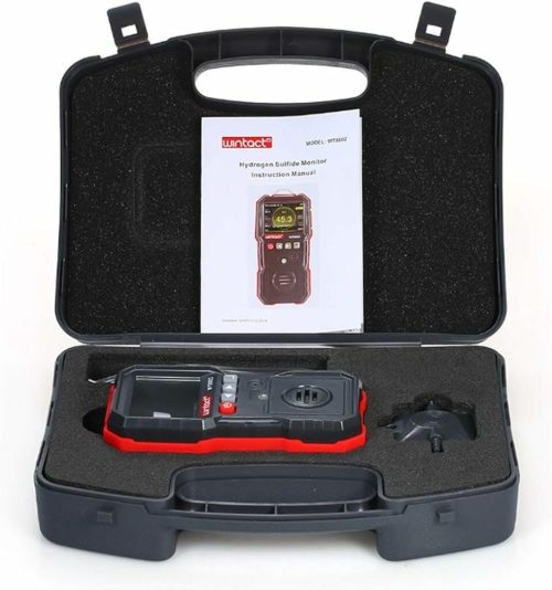 H2S Hydrogen Sulfide Gas Monitor Wintact WT-8802 Detector WT8802 Test 7