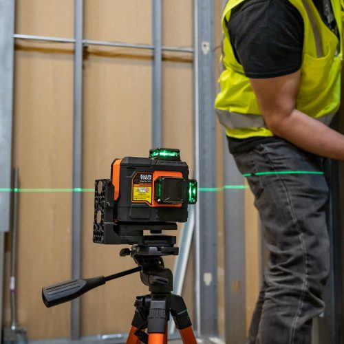 Level laser planar hijau self-leveling Klein (93pll) 3