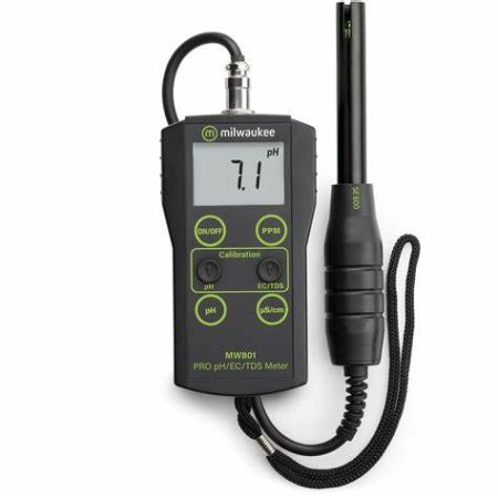 MILWAUKEE pH, EC, TDS Combo Meter with ATC MW801 PRO 3-in-1