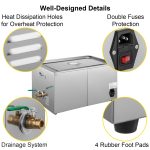 VEVOR Mesin Pembersih Ultrasonic Cleaner 10L 240W