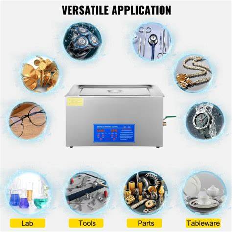 VEVOR Mesin Pembersih Ultrasonic Cleaner 10L 240W – KZ-D10 – Silver 4