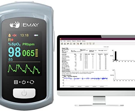 EMAY Sleep Oxygen Monitor with PC Sofware Oximeter