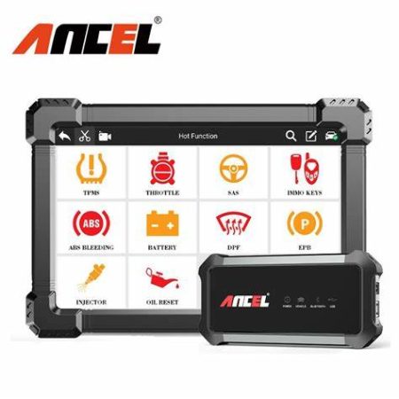 ANCEL X7 OBD2 Pemindai diagnostik tingkat OE otomotif Pengujian