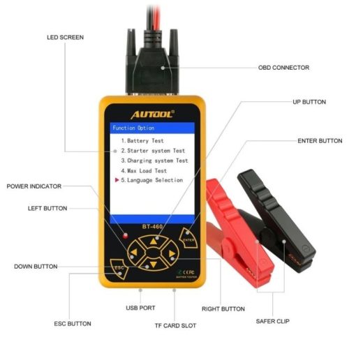 AUTOOL BT-460 Battery Tester 1