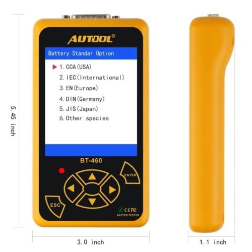 AUTOOL BT-460 Battery Tester 3