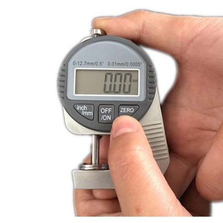 Digital Thickness Gauge 0-12.7mm Ukur Ketebalan Plastik Kertas Logam