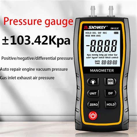 SNDWAY Digital Manometer Air Pressure SW-512C 2