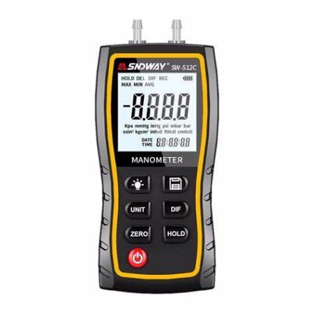 SNDWAY Digital Manometer Air Pressure SW-512C