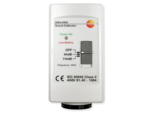 TESTO Sound Level Calibrator 0554 0452 1