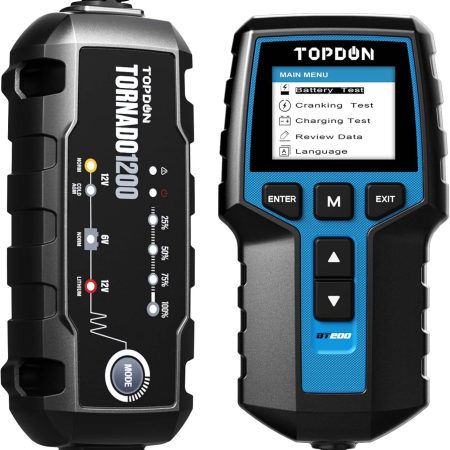 Raz TOPDON BT200 Portable Battery Tester Charging Cranking Test