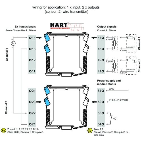 WEIDMULLER Hart Transparent Repeater ACT20X-2HAI-2SAO-P 1pc 4
