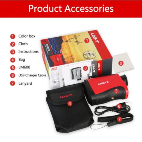 Laser Rangefinder UNI-T LM600 3