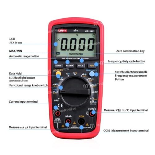 True RMS Digital Multimeter UNI-T UT139A 2
