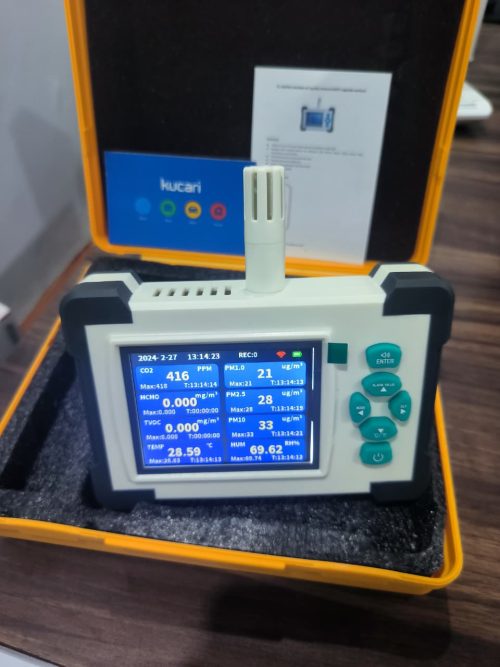 Air Quality Monitor Data Logger TC-700Pro 7in1 2