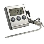 Food Thermometer Timer D24 Stainless Steel