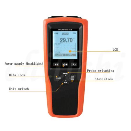 High Precision Thermometer Yowexa YET-720L 2channel