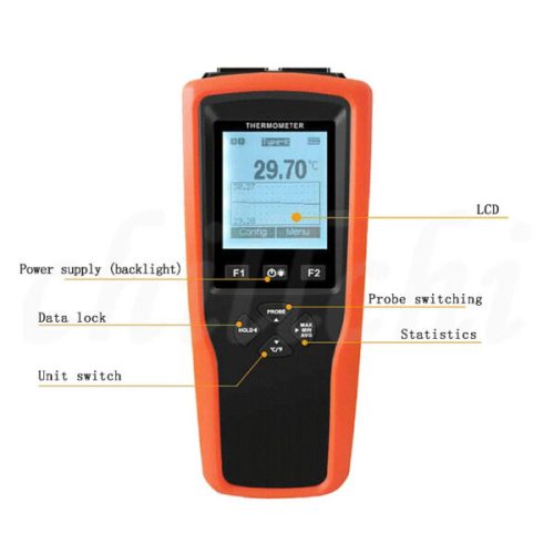 High Precision Thermometer Yowexa YET-720L 2channel 1