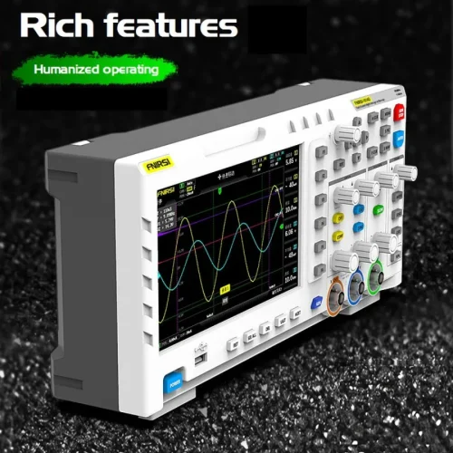 FNIRSI 1014D 2 in 1 Dual Channel 100MHz Digital Oscilloscope 2