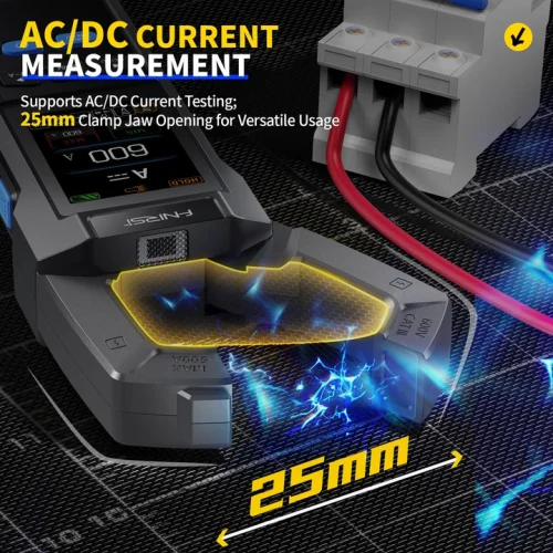 FNIRSI DMC-100 DC AC Digital Clamp Meter 2