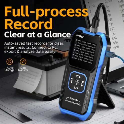 FNIRSI HRM-10 Battery Voltage Internal Resistance Tester 3