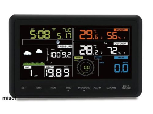 MISOL WH2900 Weather Station with Touch Viewer Console 1
