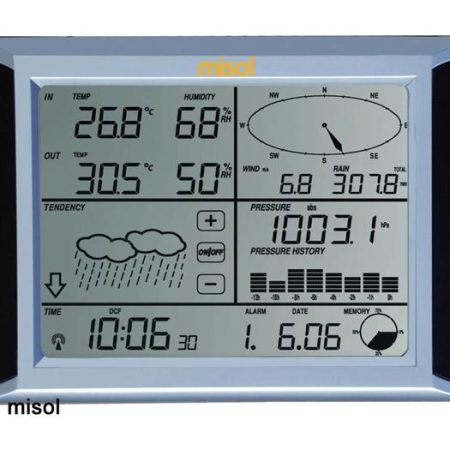 MISOL WS1080 Weather Station Touch Panel Viewer Console 1
