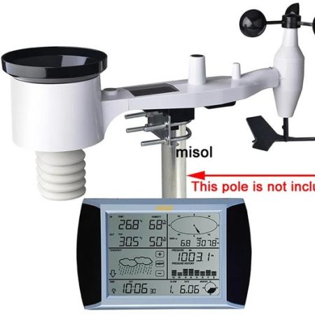 MISOL WS1080 Weather Station Touch Panel Viewer Console