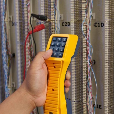 Fluke Networks TS19 Test Set with Banana Jacks to Aligator Clips