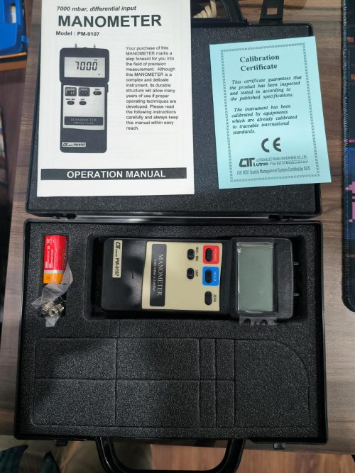 LUTRON PM-9107 Manometer 7000 mbar 4