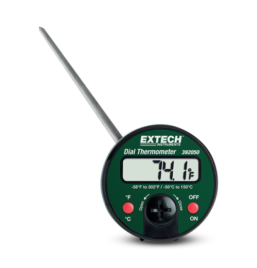 Extech 392050 Penetration Stem Dial Thermometer